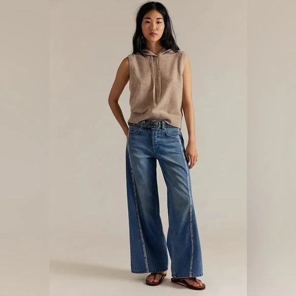 We The Free On The Edge Selvedge Jeans | 100% Cotton | Size 27 - Picture 5 of 9